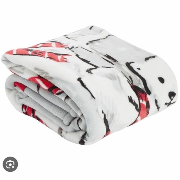 Vera Bradley Beary Merry cozy life blanket - Picture 2 of 7